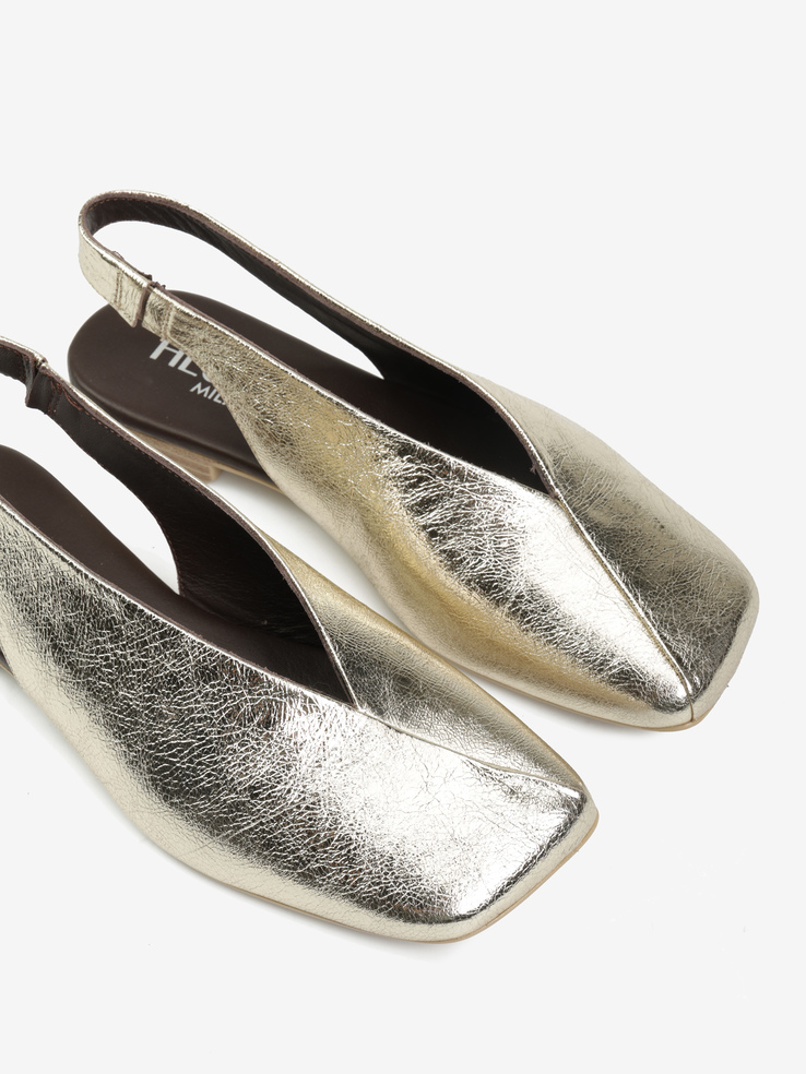 BALERINY HEGO'S Milano 347 1214 NAPPA 040-40 PLATINO