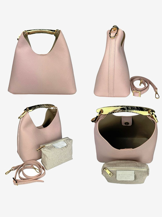 TOREBKA DAMSKA HEGO'S Milano 055G MARTELLATO CUOIO