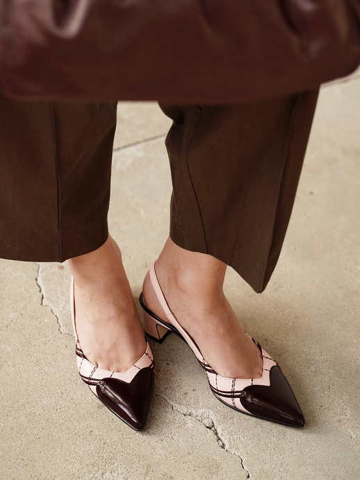 CZÓŁENKA HEGO'S MILANO 2054 NAPPA ROSA