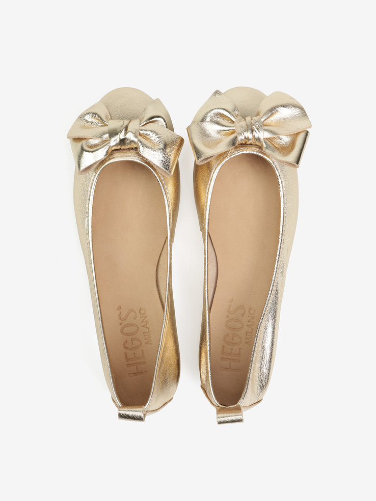 BALERINY HEGO'S Milano BT2011 LAMINATO GOLD