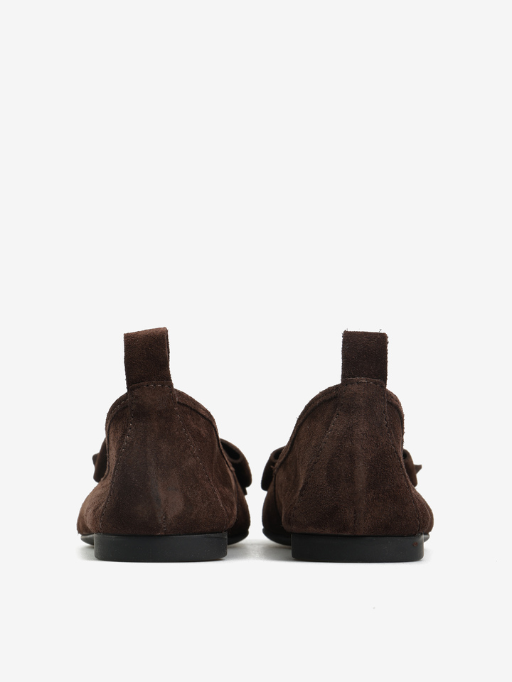 BRĄZOWE BALERINY  HEGO'S Milano