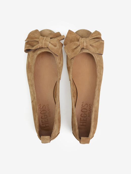 BALERINY HEGO'S Milano BT2011 SUEDE SIGARO