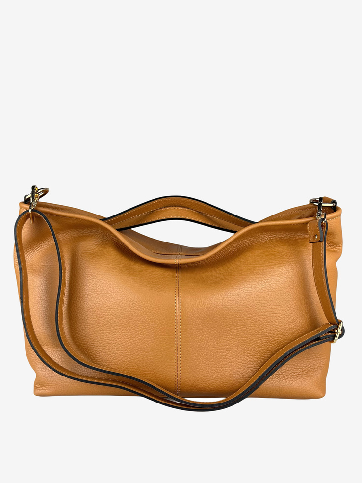 TOREBKA DAMSKA HEGO'S Milano 31153 MARTELLATO CUOIO