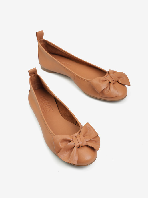 BALERINY HEGO'S Milano BT2011 NAPPA COCONUT