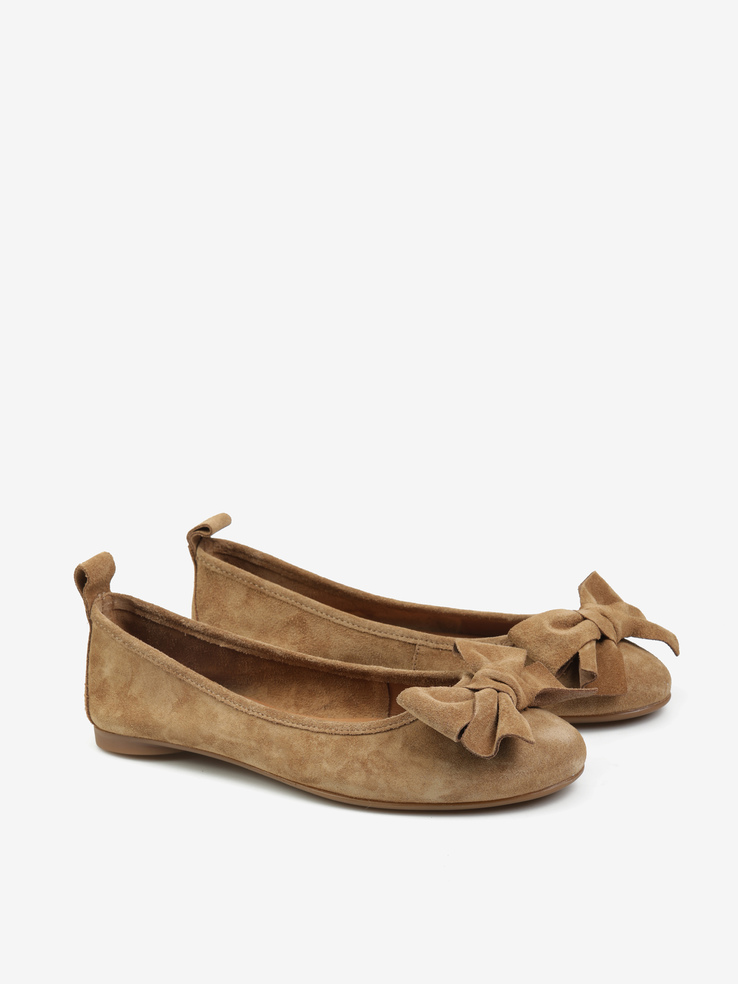 BALERINY HEGO'S Milano BT2011 SUEDE SIGARO