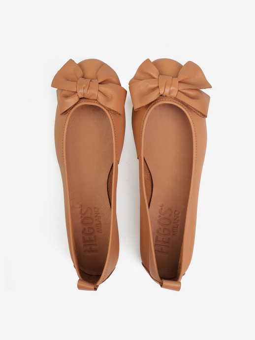 BALERINY HEGO'S Milano BT2011 NAPPA COCONUT