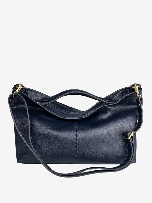 TOREBKA DAMSKA HEGO'S Milano 31153 MARTELLATO BLU NOTTE