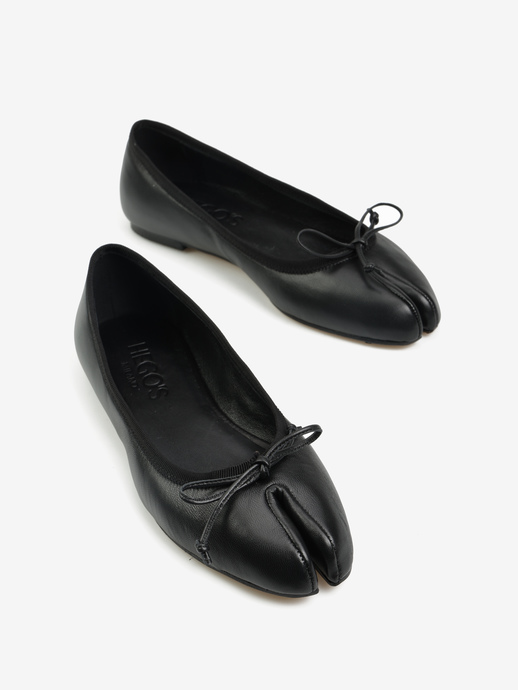 BALERINY HEGO'S Milano DM700 NAPPA NERA