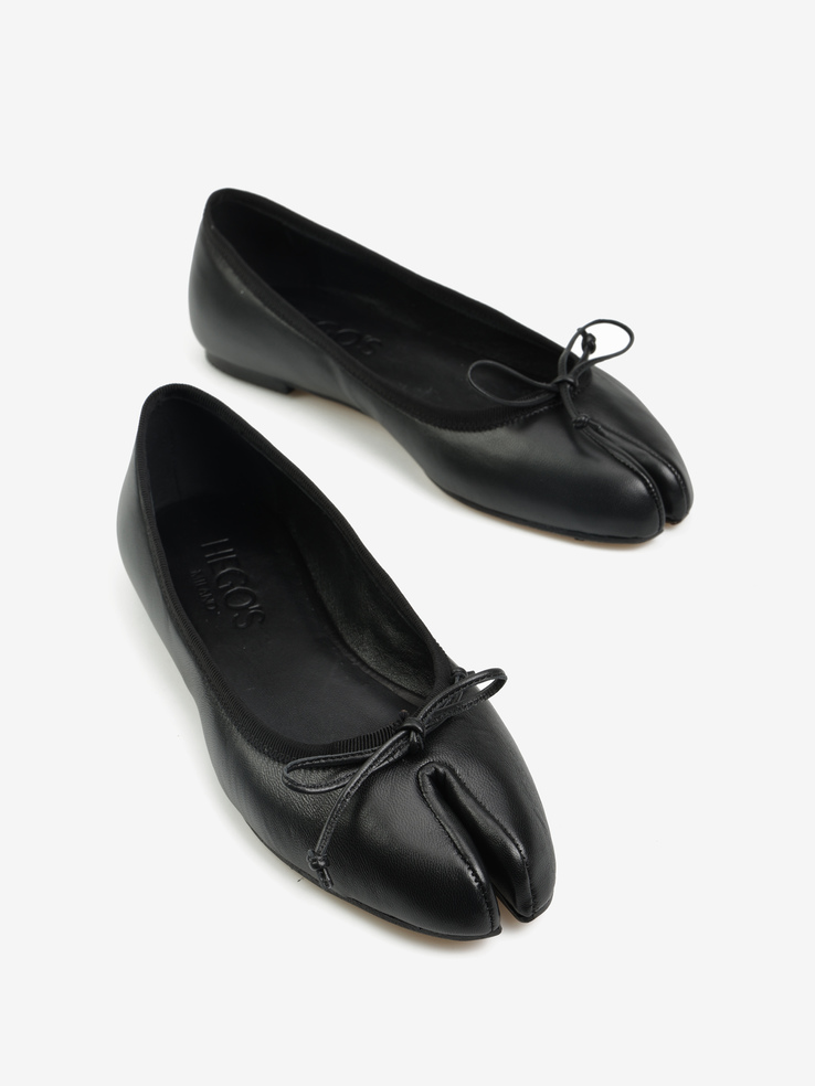 BALERINY HEGO'S Milano DM700 NAPPA NERA