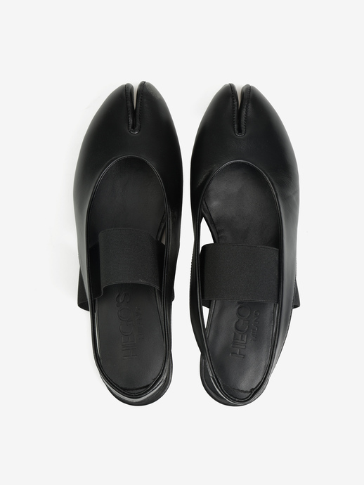 BALERINY HEGO'S Milano DM702 NAPPA NERA