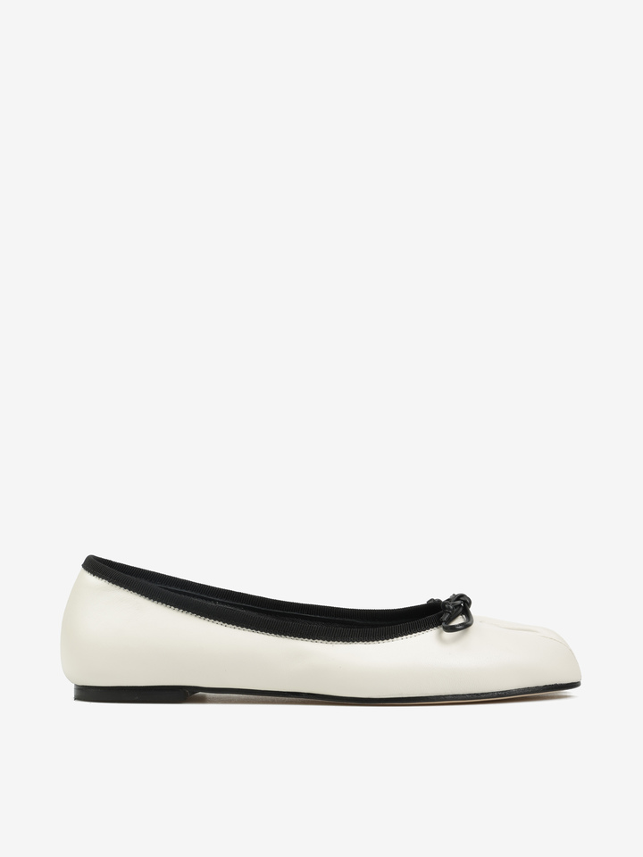 SKÓRZANE BALERINY  HEGO'S Milano