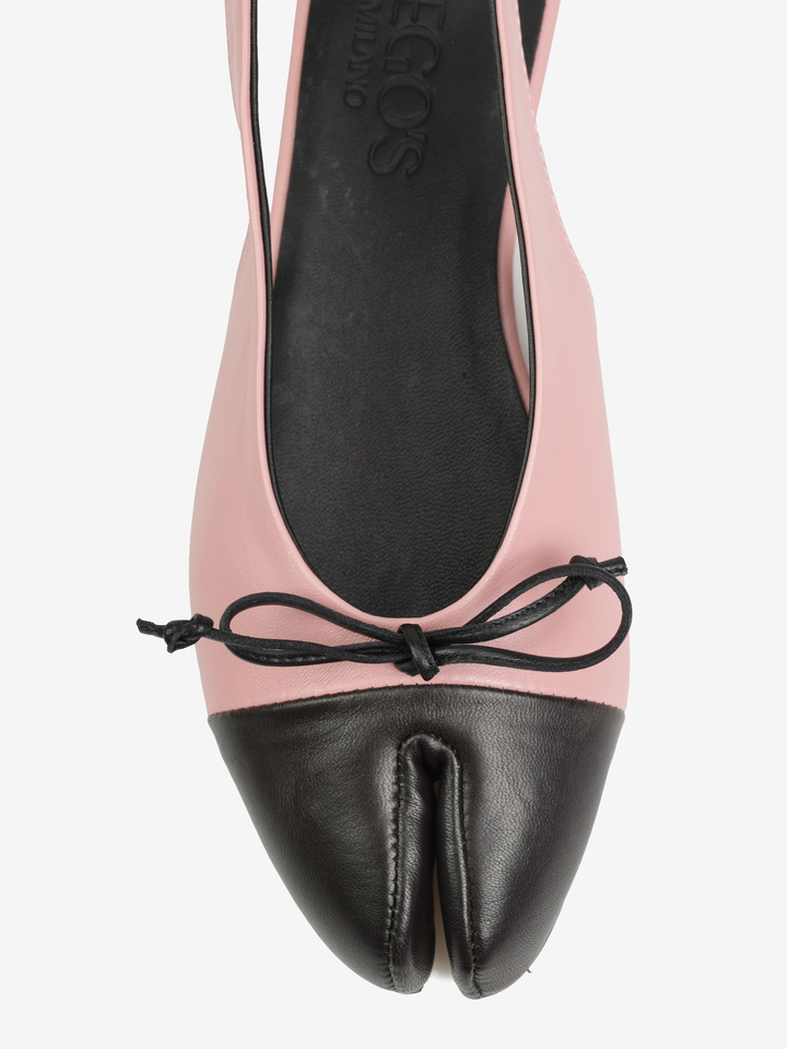 SKÓRZANE BALERINY  HEGO'S Milano