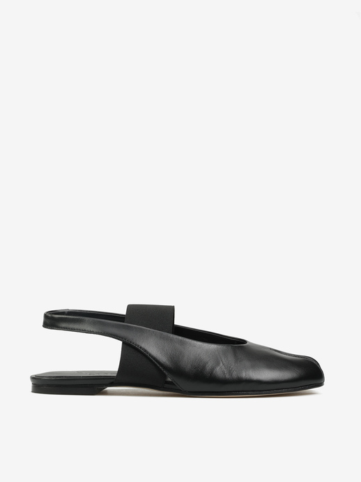 BALERINY HEGO'S Milano DM702 NAPPA NERA