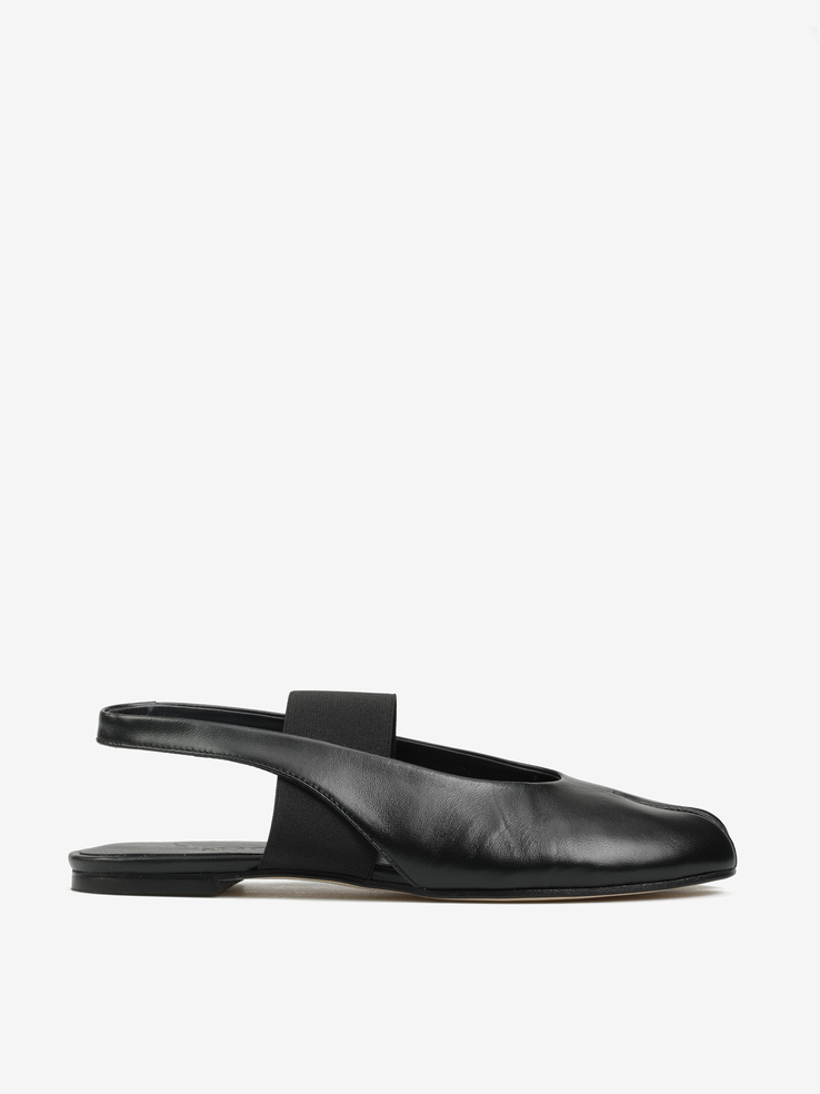 BALERINY HEGO'S Milano DM702 NAPPA NERA