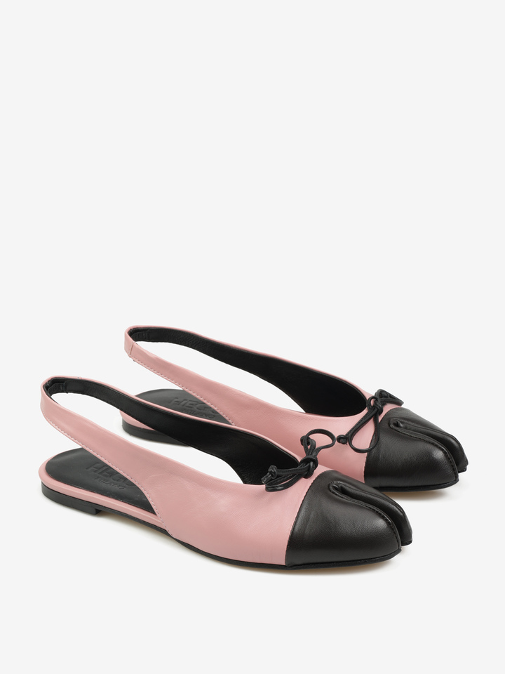 SKÓRZANE BALERINY  HEGO'S Milano