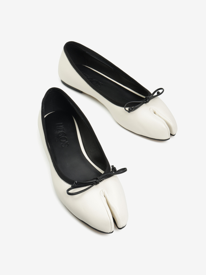 SKÓRZANE BALERINY  HEGO'S Milano