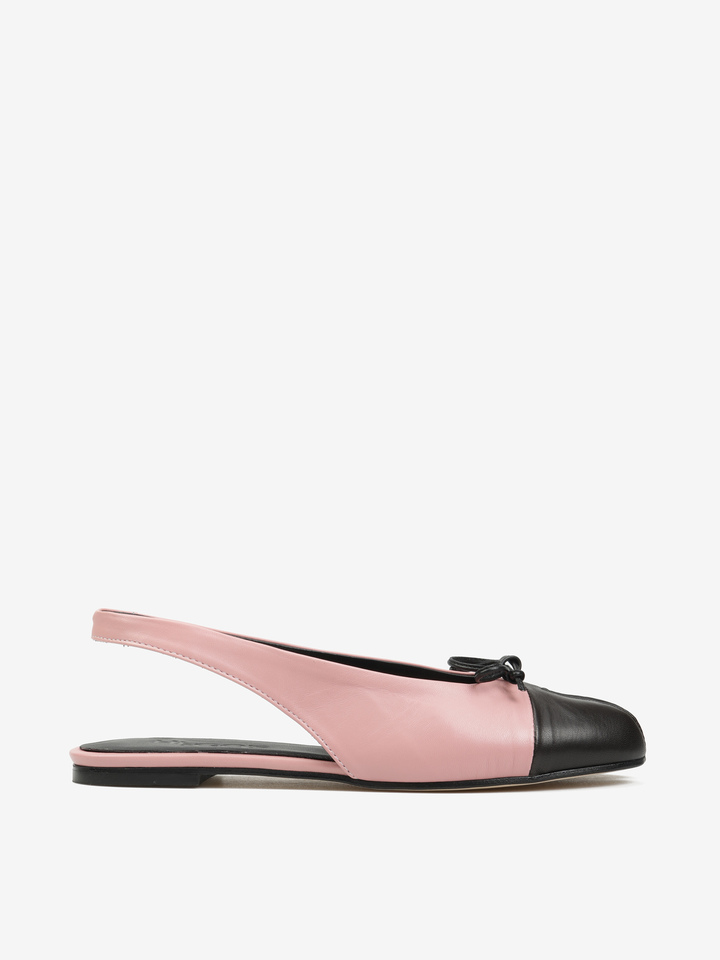 SKÓRZANE BALERINY  HEGO'S Milano