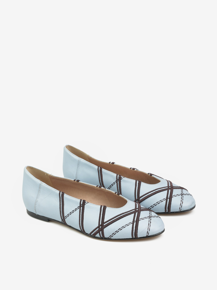 NIEBIESKIE BALERINY  HEGO'S Milano