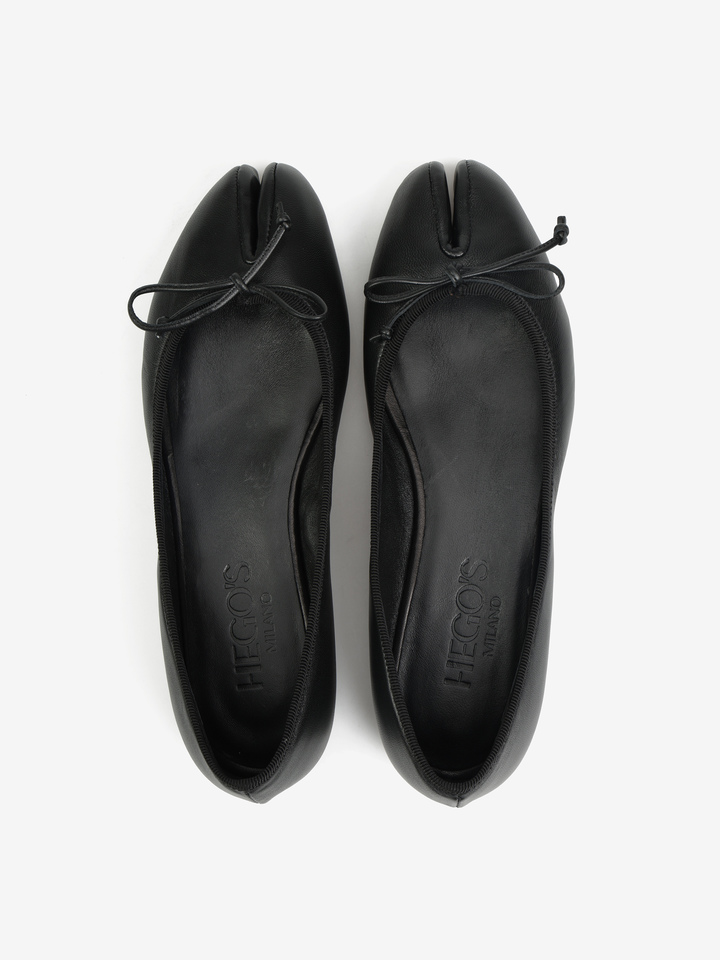 CZARNE BALERINY  HEGO'S Milano