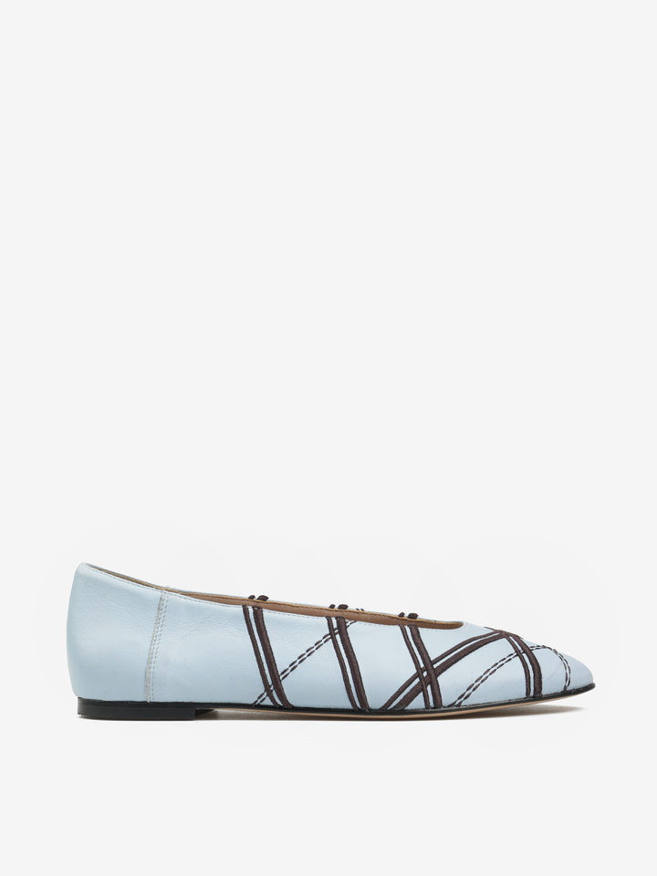 NIEBIESKIE BALERINY  HEGO'S Milano