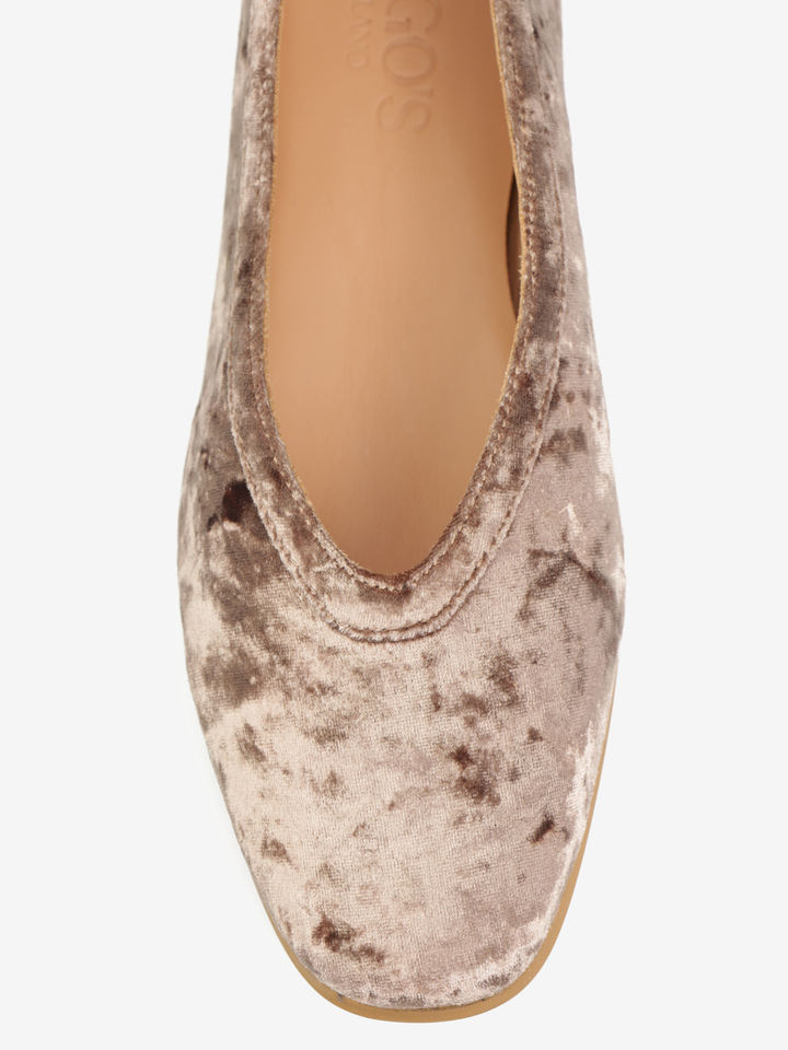 BRĄZOWE BALERINY  HEGO'S Milano