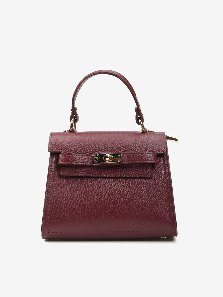 TOREBKA DAMSKA HEGO'S Milano 2167 MARTELLATO BURGUNDY