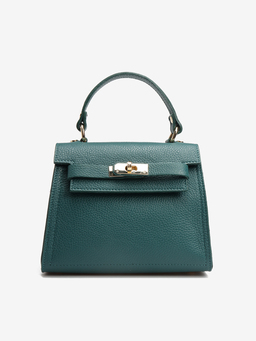 TOREBKA DAMSKA HEGO'S Milano 2167 MARTELLATO PETROLIO