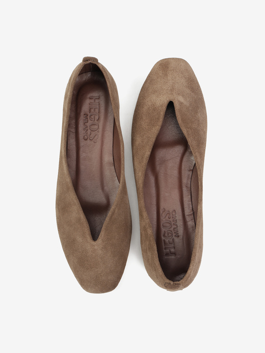 BALERINY HEGO'S Milano 1921 SUEDE SIGARO