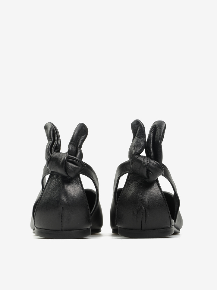 CZARNE BALERINY  HEGO'S Milano