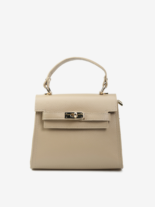 TOREBKA DAMSKA HEGO'S Milano 2167 MARTELLATO TAUPE SCURO