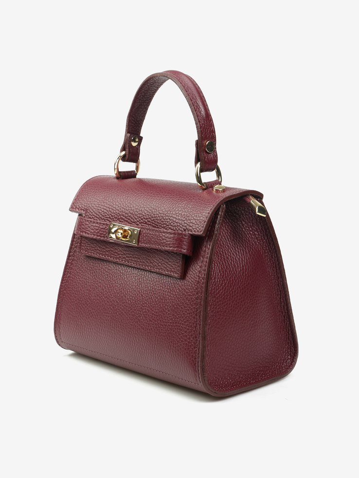 TOREBKA DAMSKA HEGO'S Milano 2167 MARTELLATO BURGUNDY