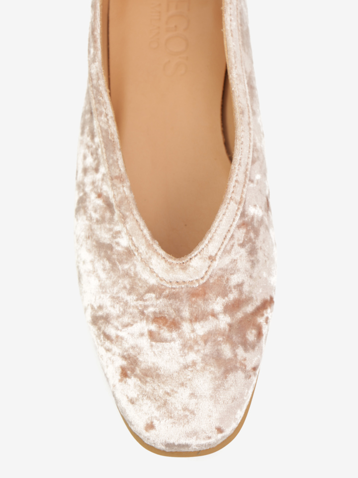 WELUROWE BALERINY  HEGO'S Milano