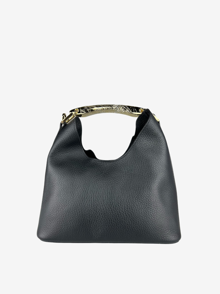 TOREBKA DAMSKA HEGO'S Milano 055G MARTELLATO NERO