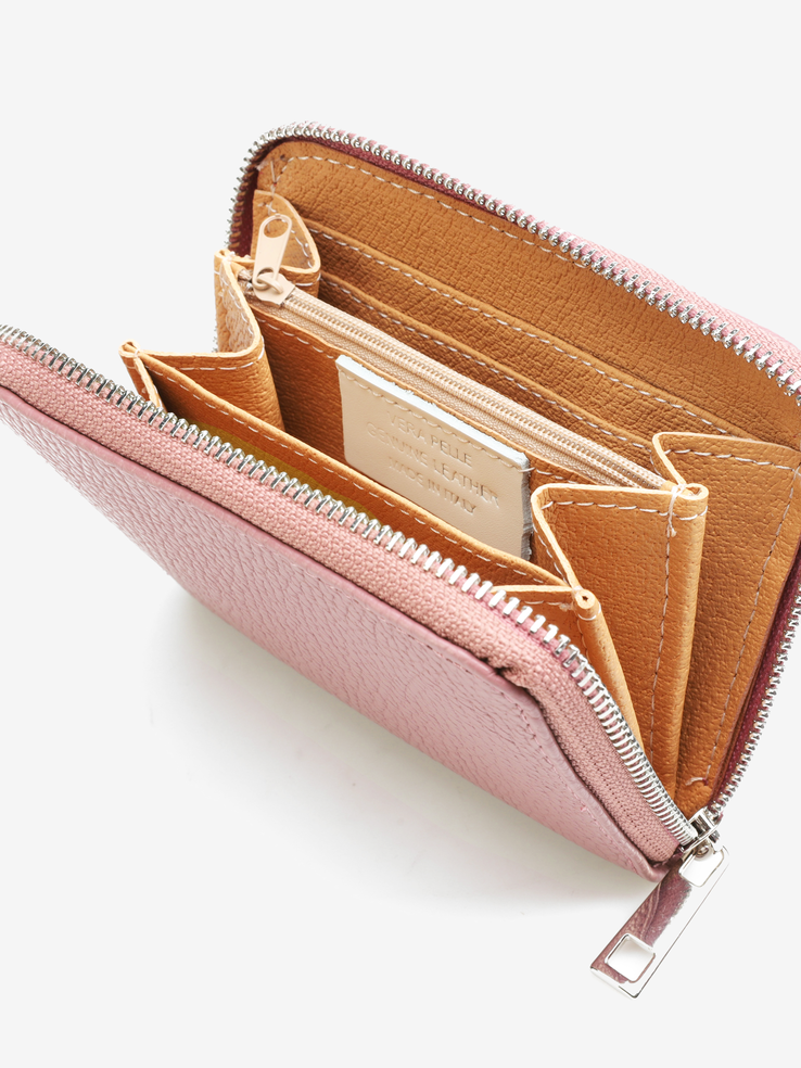 PORTFEL HEGO'S Milano 100123 MARTELLATO PINK