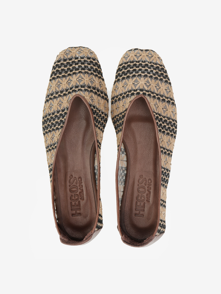 BALERINY HEGO'S Milano 5226 RUG BROWN