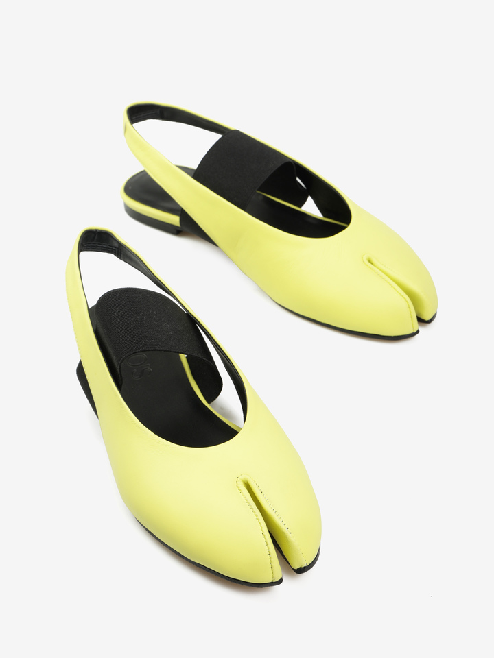 SKÓRZANE BALERINY  HEGO'S Milano