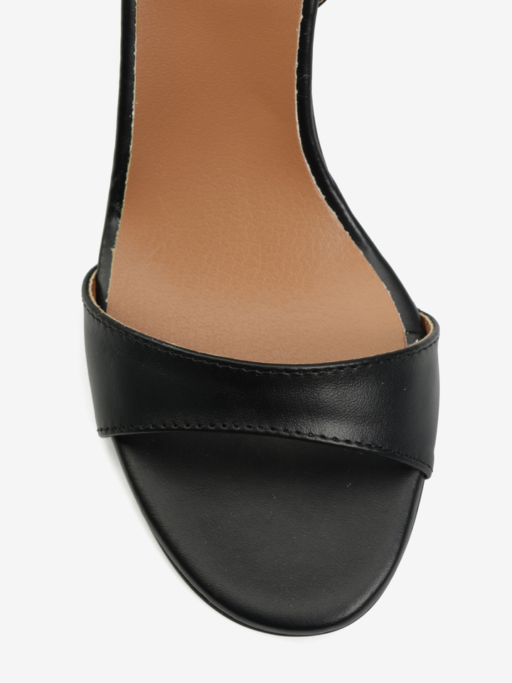 CZARNE SANDAŁY HEGO'S Milano