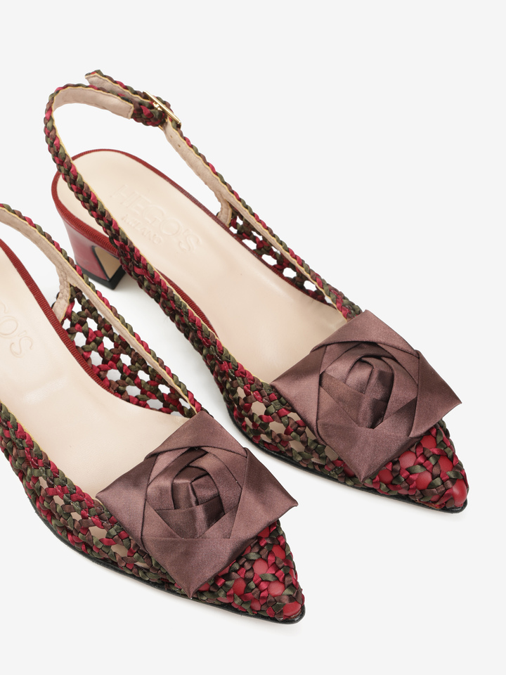 CZÓŁENKA NA NISKIM OBCASIE HEGO'S Milano