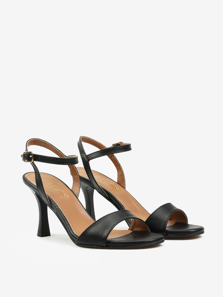 SANDAŁY HEGO'S Milano E104 NAPPA NERO