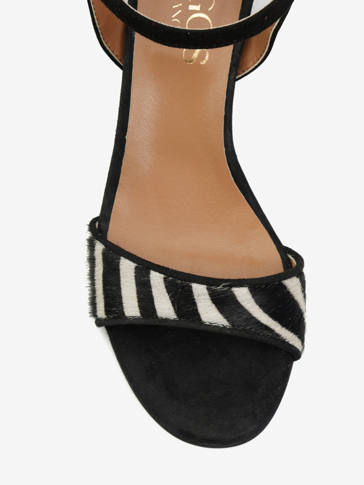 SANDAŁY NA NISKIM OBCASIE HEGO'S Milano