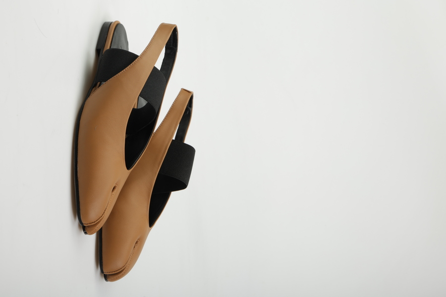 SKÓRZANE BALERINY  HEGO'S Milano