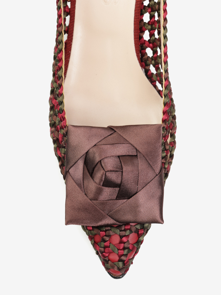 CZÓŁENKA NA NISKIM OBCASIE HEGO'S Milano