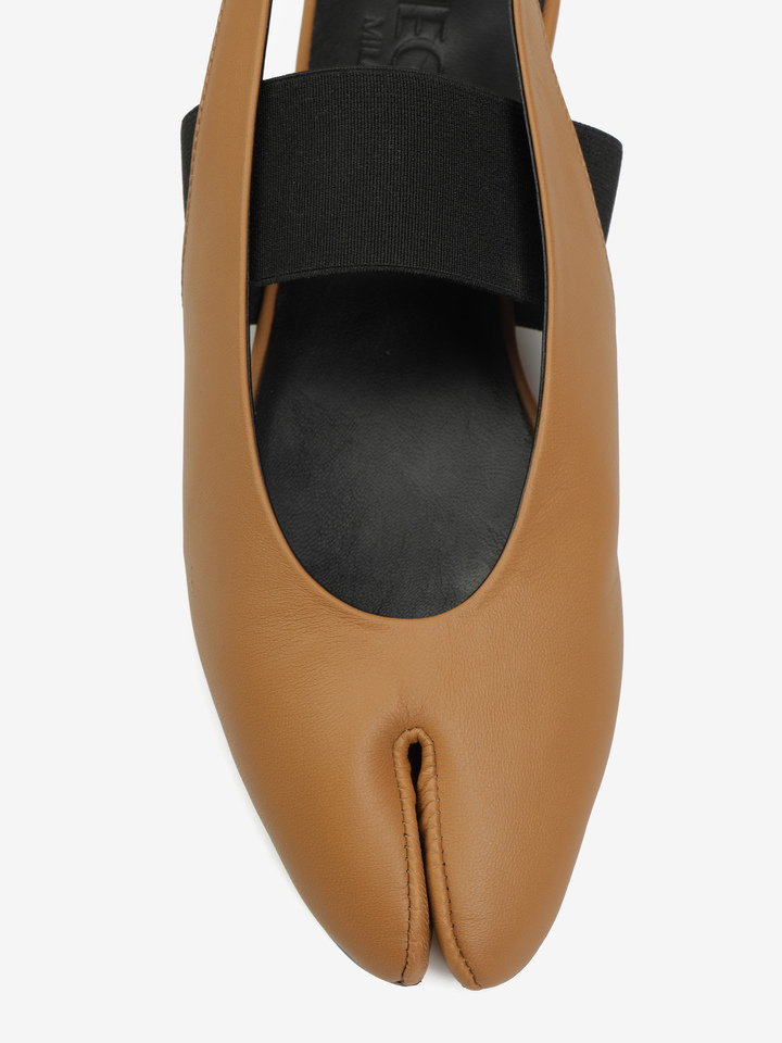 SKÓRZANE BALERINY  HEGO'S Milano