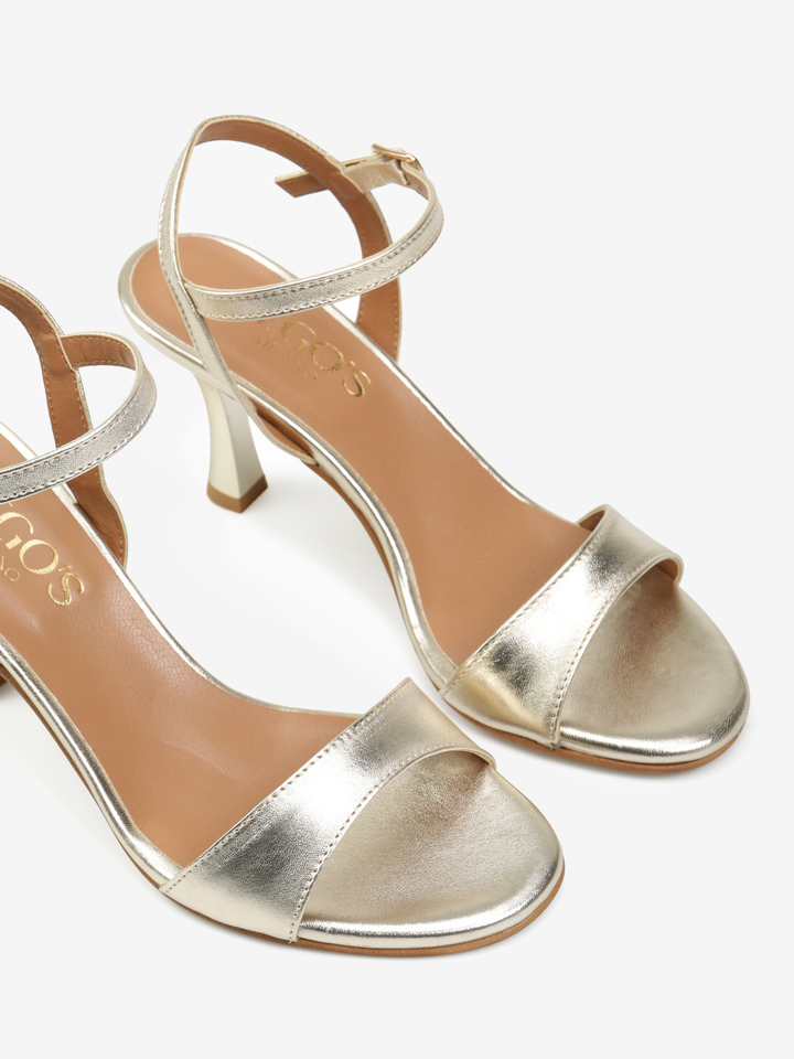 ZŁOTE SANDAŁY HEGO'S Milano