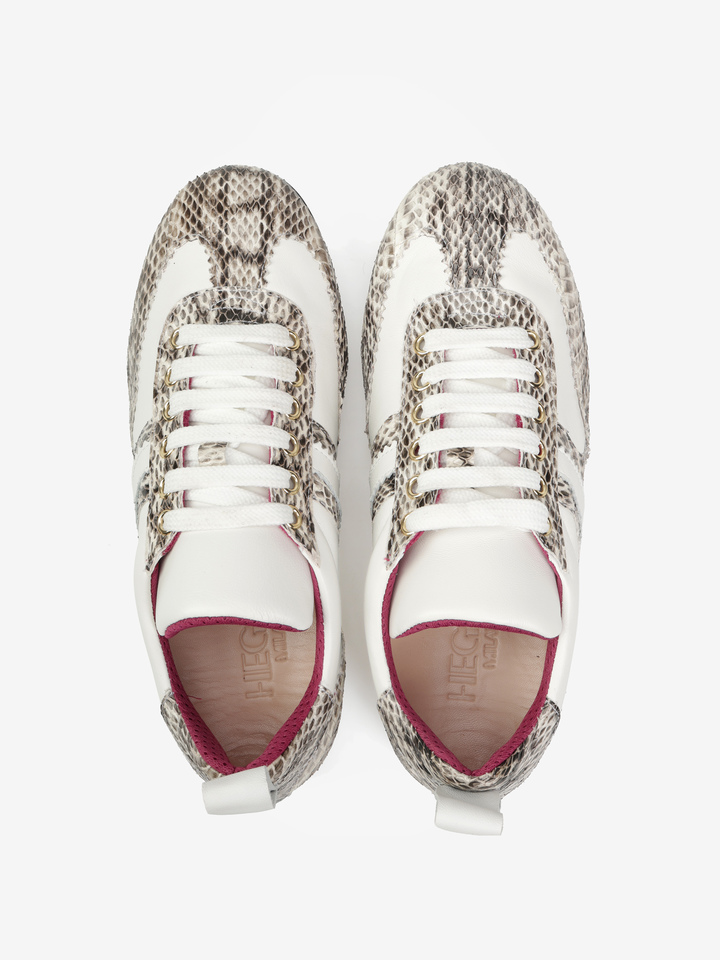 BIAŁE SNEAKERSY HEGO'S Milano