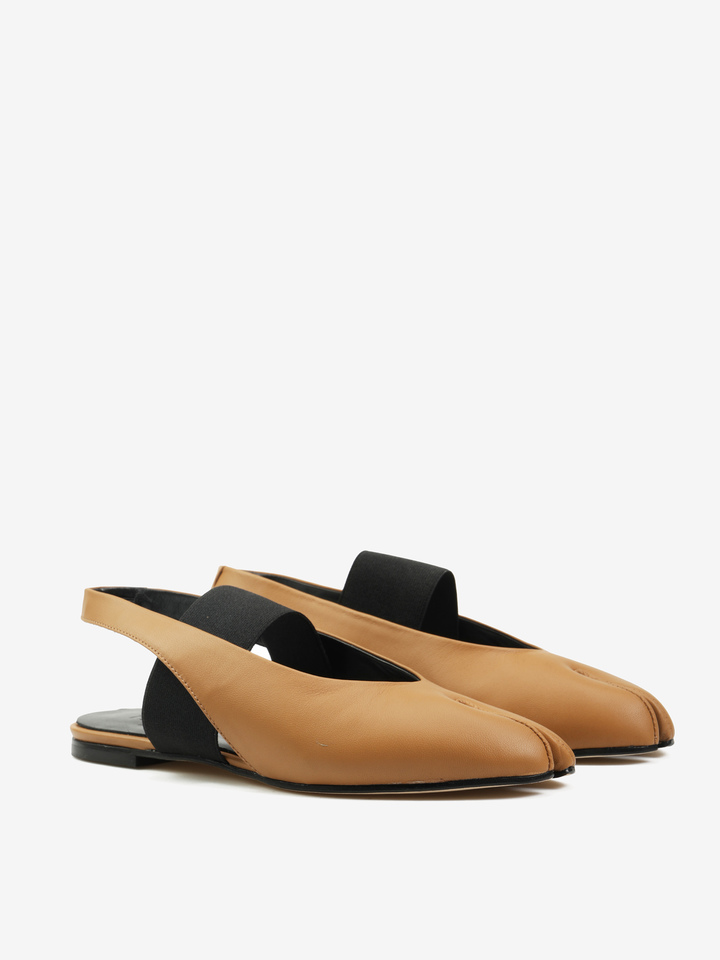 SKÓRZANE BALERINY  HEGO'S Milano