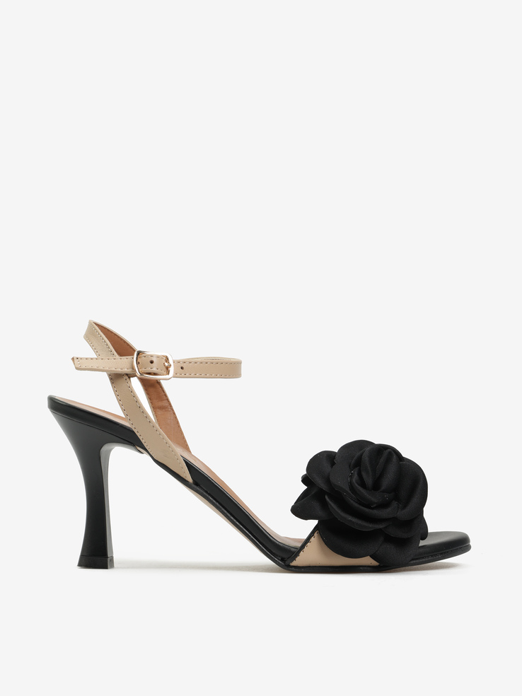 SANDAŁY HEGO'S Milano E101 NAPPA FONDOTINTA/NERO