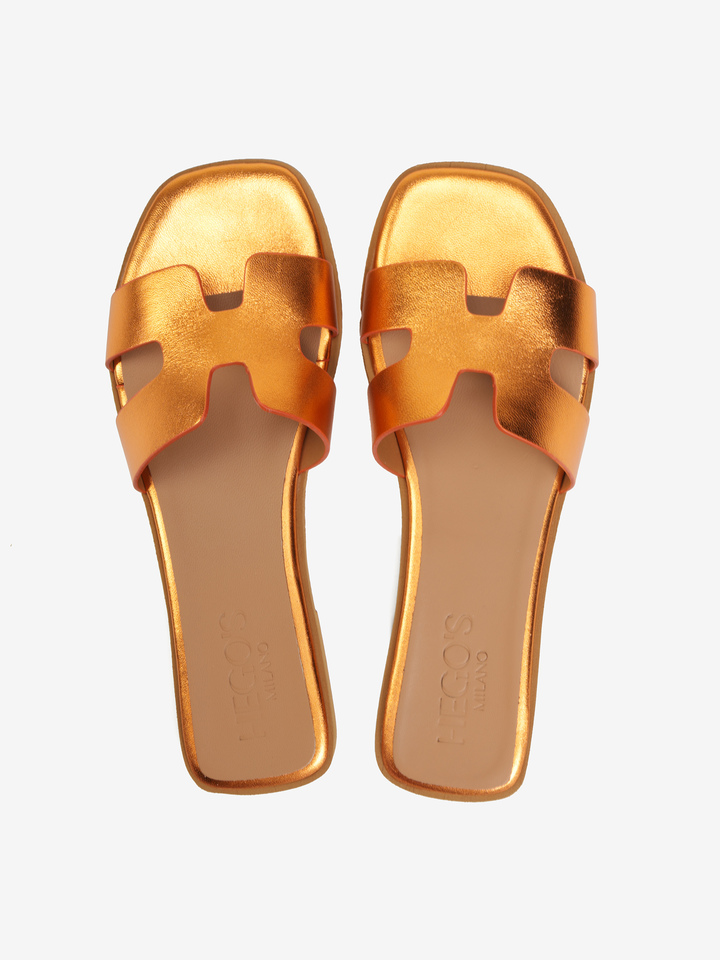 POMARAŃCZOWE KLAPKI HEGO'S Milano