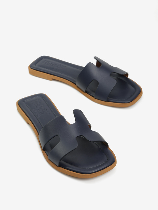 KLAPKI HEGO'S Milano NEW H NAPPA BLU