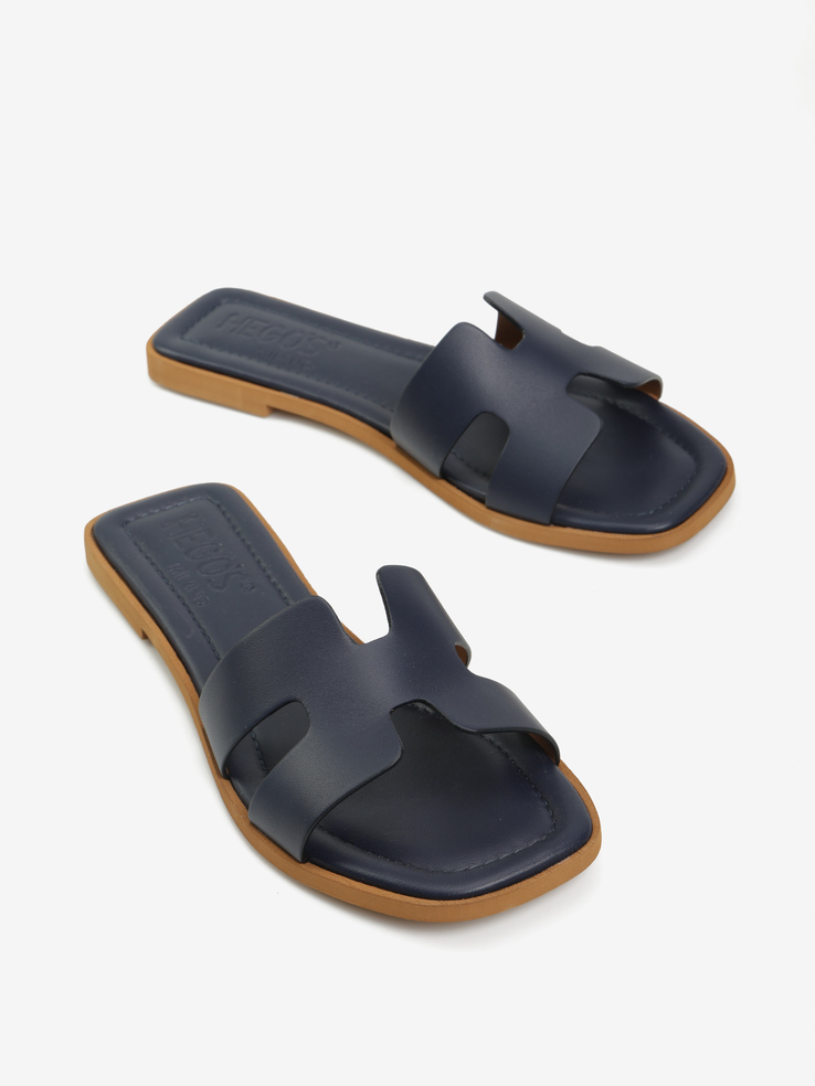 KLAPKI HEGO'S Milano NEW H NAPPA BLU